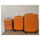 3PCS Travelhouse Luggage Sets, Expandable Hardside Suitcases