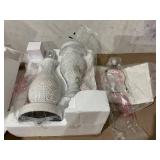 2PCS PARTPHONER Table Lamps Set, Bedside Touch Lamp with USB