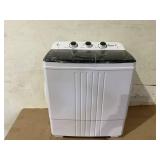 Zokop Twin Tub with Built-in Drain Pump XPB45-428S 20Lbs Semi-automatic Twin Tube Washing Machine