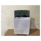 Zokop Twin Tub with Built-in Drain Pump XPB45-428S 20Lbs Semi-automatic Twin Tube Washing Machine
