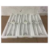 18PCS Glasseam Glass Bud Vases in Bulk 9.64"Tall Clear Skinny Vases Set