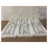 18PCS Glasseam Glass Bud Vases in Bulk 9.64"Tall Clear Skinny Vases Set