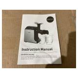 Whall Masticating Slow Juicer, Professional Stainless Juicer Machines for Vegetable and Fruit