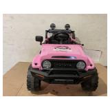 HNH 12V Toyota FJ40 Electric Ride-On Car for Girls, Battery Powered Truck with Remote Control
