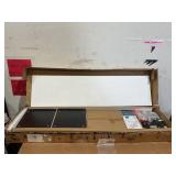 HOMMPA LED TV Stand for 65" TVs Modern Low Profile Entertainment Center