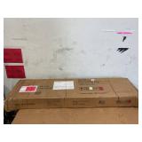 Modern LED TV Stand with Remote Control and 2 Storage Drawers