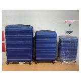 3PCS Tricomp  Luggage Sets, PC Lightweight Expandable Suitcase with Two Hooks, Spinner Wheels, TSA Lock