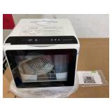 BLITZHOME Portable Dishwasher Countertop, WIFI Smart Dishwasher