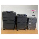 3PCS Travelhouse Luggage Set Hardshell Lightweight Suitcase with TSA Lock Spinner Wheels