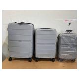 3PCS Travelhouse Luggage Set Hardshell Lightweight Suitcase with TSA Lock Spinner Wheels