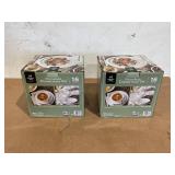 LOT OF 2 16PCS Members Mark Porcelain Dinnerware Set