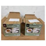 LOT OF 2 16PCS Members Mark Porcelain Dinnerware Set