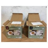 LOT OF 2 16PCS Members Mark Porcelain Dinnerware Set