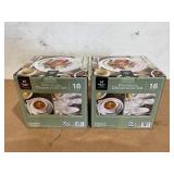 LOT OF 2 16PCS Members Mark Porcelain Dinnerware Set