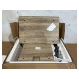 Ktaxon 3-Drawer Rolling Wood File Cabinet with Lock, Portable Vertical Mobile Wooden Storage