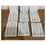 16PCS Hewory Handmade Glass Bud Vases Set of 3 Modern Clear Skinny Decor