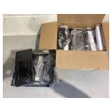 LOT OF 2 Furologee Nightstands Set, Bedside Table with 2 Fabric Drawers