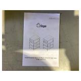 LOT OF 2 Furologee Nightstands Set, Bedside Table with 2 Fabric Drawers