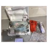 LOT OF 2. 3 Way Dimmable Table Lamp With USB BLUE