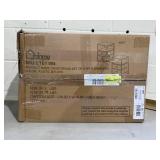 LOT OF 2 Furologee Set Nightstand, End Table with 2 Fabric Drawers and Shelf