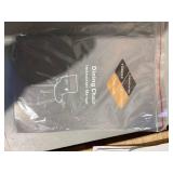 LOT OF 2 Kidol & Shellder Dining Chairs Set Soft Leather Dining Room Chairs with Sleek Metal Legs