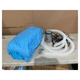 Bluescape Fast Set Round Inflatable Soft Sided Above Ground Pool Set