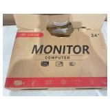 CRUA 24" Curved Monitor, FHD(1920×1080p) 2800R 100HZ, 99% sRGB Color Gamut Computer Monitors