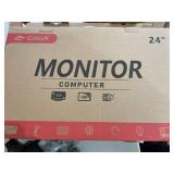 CRUA 24" Curved Monitor, FHD(1920×1080p) 2800R 100HZ, 99% sRGB Color Gamut Computer Monitors