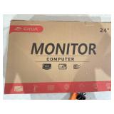 CRUA 24" Curved Monitor, FHD(1920×1080p) 2800R 100HZ, 99% sRGB Color Gamut Computer Monitors