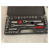 52PCS Stalwart Drive Socket Set - 1/4, 3/8 and 1/2 Sockets - SAE and Metric Tools