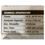 WorkPro Plus 14GPH Electric Paint Sprayer, 120 Volt, Model 2234