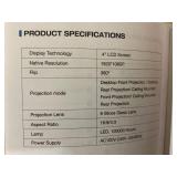 Groview 5G/2.4G WiFi Bluetooth Projector, 12000 Lux Native 1080P Projector with 100" Projector Screen