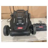 Hyper Tough 40V 18" Battery Powered Brushless Push Mower Kit with Fast Charger