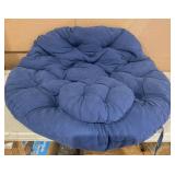 2PCS Sutteles Chair Cushion,Outdoor Papasan Cushion with Ties