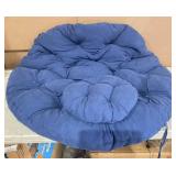2PCS Sutteles Chair Cushion,Outdoor Papasan Cushion with Ties