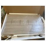 5PCS Ktaxon Dining Table and Chair Set, Breakfast Diner Table Set with 4 Chairs and Shelf for Kitchen Dining Room