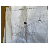 5PCS Ktaxon Dining Table and Chair Set, Breakfast Diner Table Set with 4 Chairs and Shelf for Kitchen Dining Room