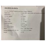 PowerSmart Gas Push Lawn Mower Powered 21" 3-in-1 with 144cc Engine