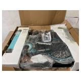 Pooboo Exercise Bike, Adjustable Magnetic/Brake Pad Resistance Silent Belt Drive