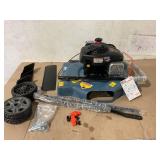 SENIX 20" Gas Lawn Mower, 125 cc 4-Cycle Briggs & Stratton Engine, Push Lawnmower with Side Discharge