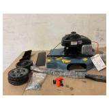 SENIX 20" Gas Lawn Mower, 125 cc 4-Cycle Briggs & Stratton Engine, Push Lawnmower with Side Discharge