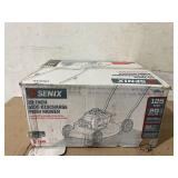 SENIX 20" Gas Lawn Mower, 125 cc 4-Cycle Briggs & Stratton Engine, Push Lawnmower with Side Discharge