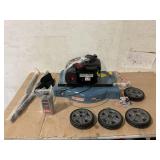 SENIX 20" Gas Lawn Mower, 125 cc 4-Cycle Briggs & Stratton Engine, Push Lawnmower with Side Discharge