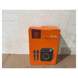 JYX Karaoke Machine with 2 Wireless Karaoke Microphones Bluetooth Portable Speaker PA System for Karaoke