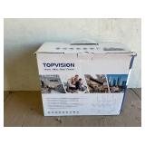 4PCS TOPVISION Wired Security Camera System, 8CH 3MP NVR, 1080P Surveillance Cameras with Color Night Vision