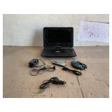 13.9" HD Portable DVD Player, MP3/CD/TV Player with Swivel Screen Built-in Rechargeable Battery