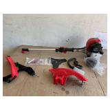 PowerSmart 4 Cycle 37cc Weed Wacker Gas Powered, 3 in 1 Detachable Straight Shaft Multipurpose Trimmer