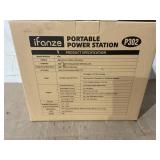 iFanze 300W Portable Power Station, 296Wh 80000mAh Outdoor Solar Generator Quick Charge 110V AC DC Ports for Home Backup