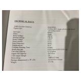 PowerSmart Portable Inverter Generator,Gas Powered1500-Watt Small Generator with Recoil Start