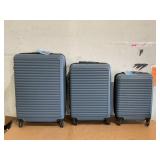 3PCS KIVDIT Luggage Sets Hardshell Suitcase with TSA Lock Spinner Wheels